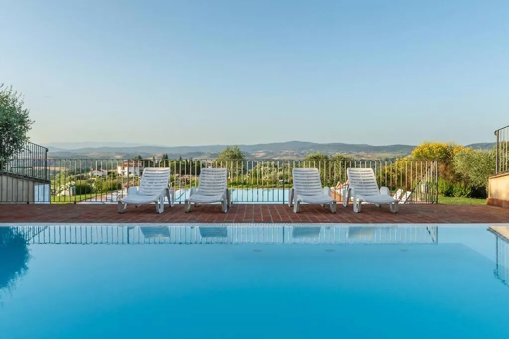 Palazzo Monaci-Appartamento Con Piscina Nelle Crete Senesi Asciano Apartment